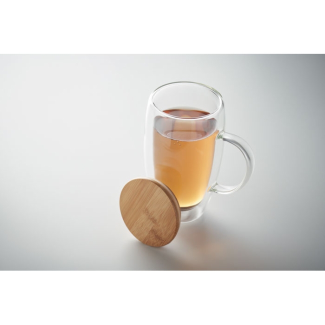 Mug en verre double paroi 450ml