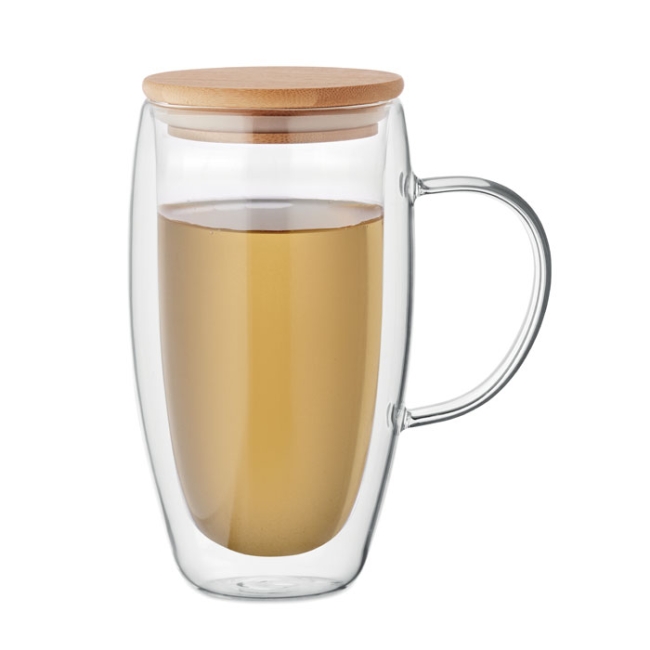 Mug en verre double paroi 450ml