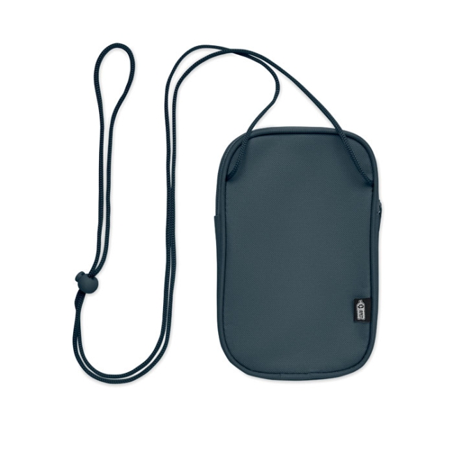 RPET cross body travel pouch