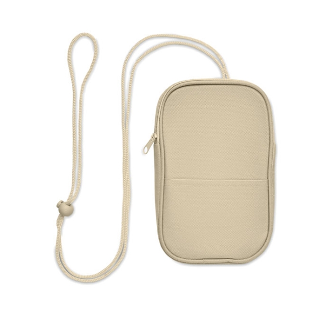 RPET cross body travel pouch