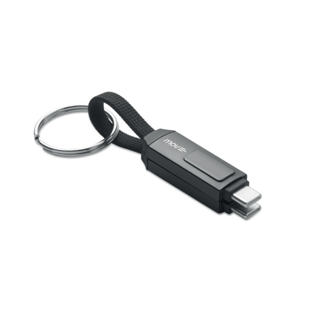60W charging cable keyring