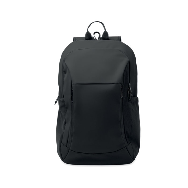 15" soft PU laptop backpack