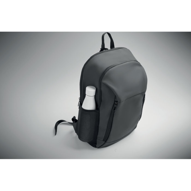 15" soft PU laptop backpack