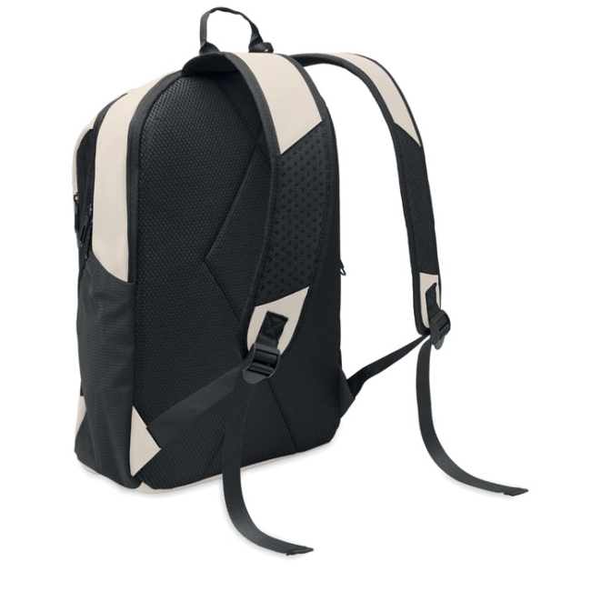 15" soft PU laptop backpack