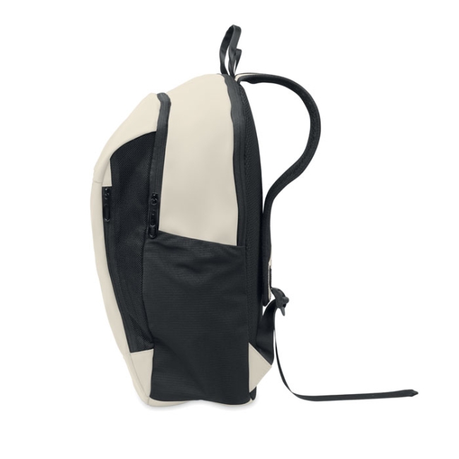 15" soft PU laptop backpack