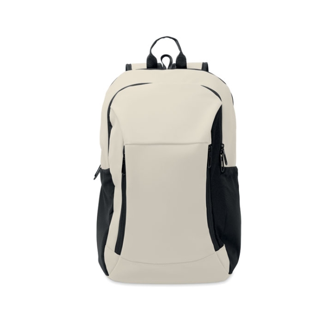 15" soft PU laptop backpack