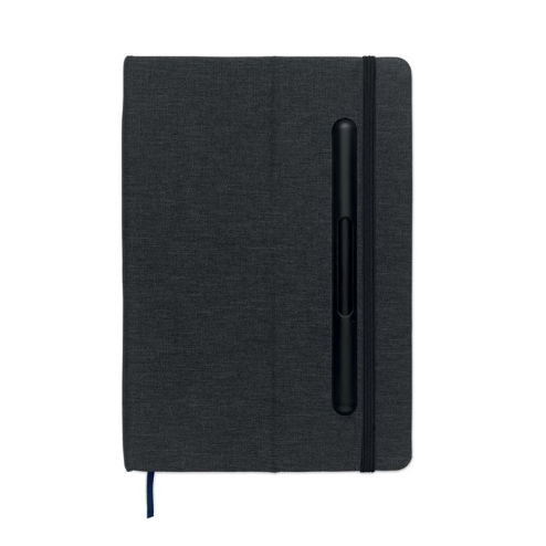 A5 notebook with phone holder