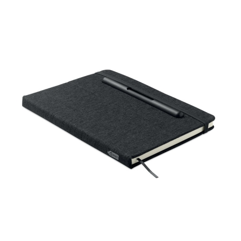 A5 notebook with phone holder