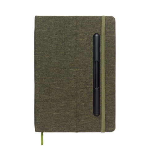 A5 notebook with phone holder