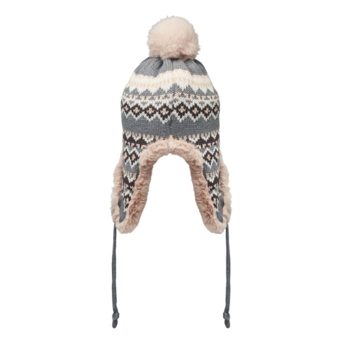 Knitted beanie with ear flap