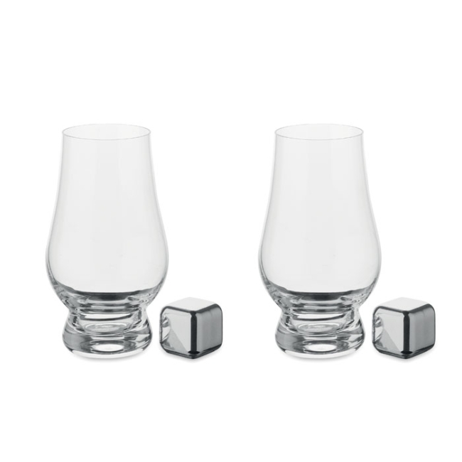 Set of whisky tasting glasses