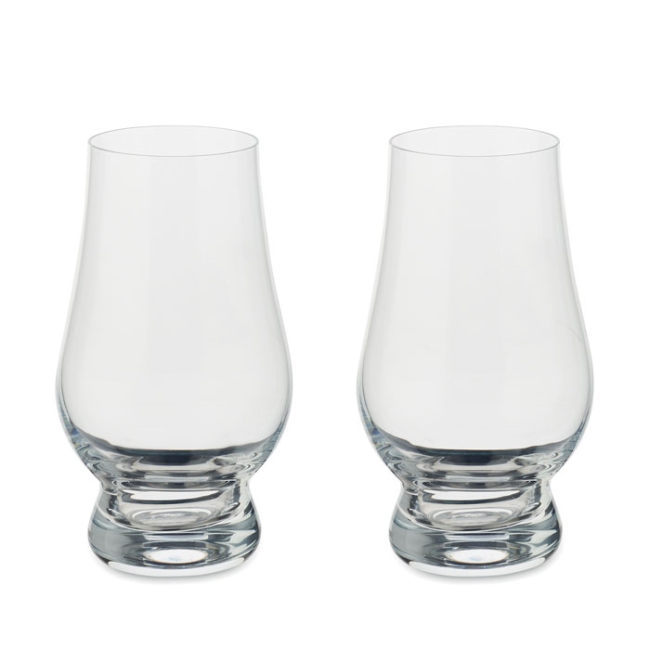 Set of whisky tasting glasses