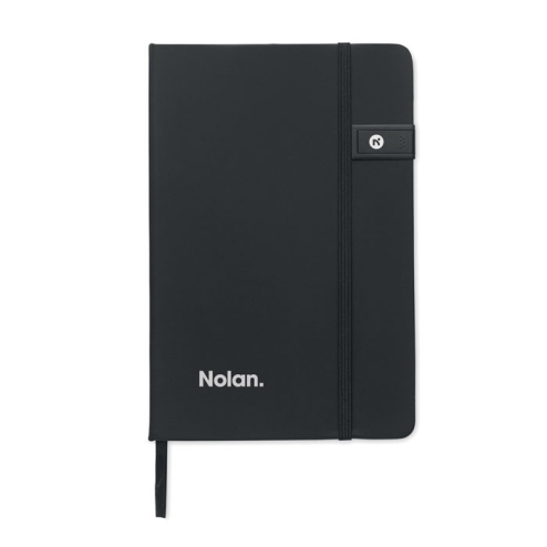 A5 notebook w/ integrated USB