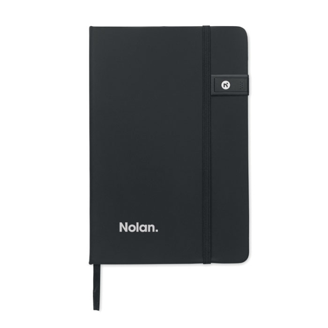 A5 notebook w/ integrated USB