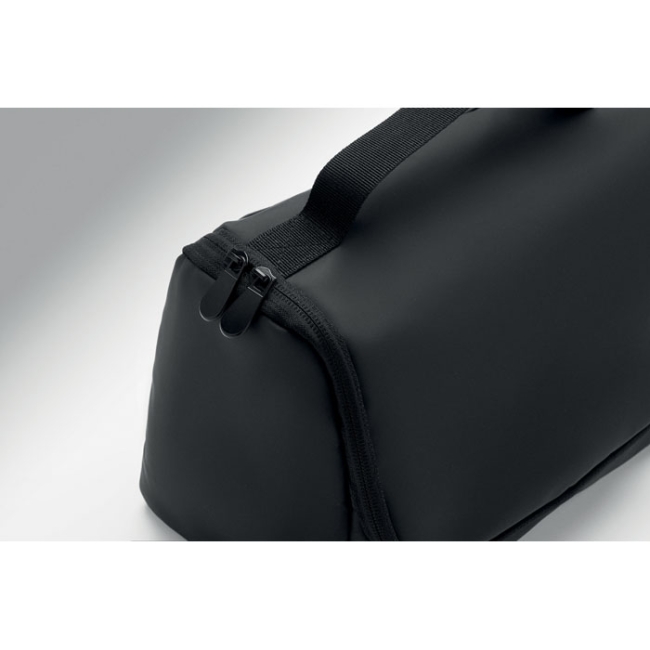 Cosmetic hanging bag in PU