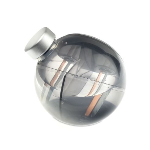 Water powered LCD desk clock