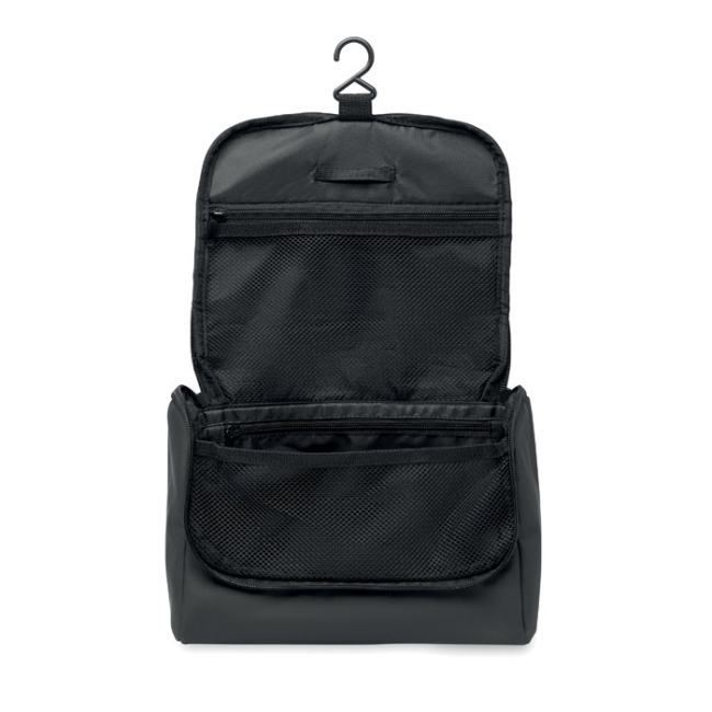 Cosmetic hanging bag in PU