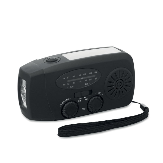 Radio portable avec torche LED
