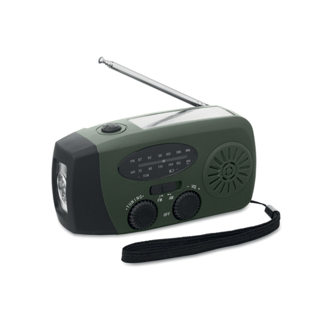 Radio portable avec torche LED