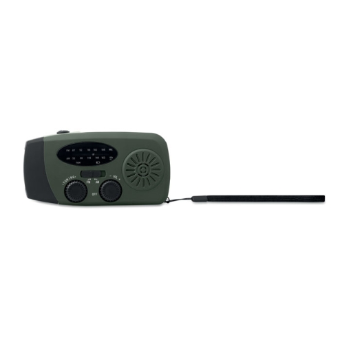 Portable radio with LED torch