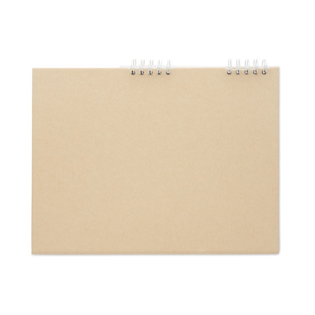 Desk calendar with memo pad