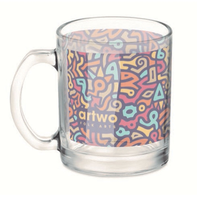 Mug verre pour sublim. 300ml