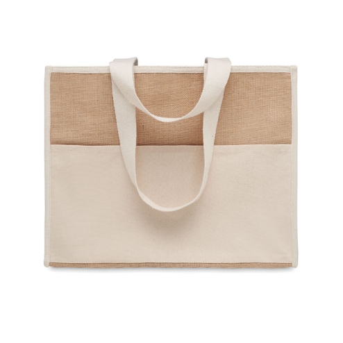 Sac shopping en toile et jute