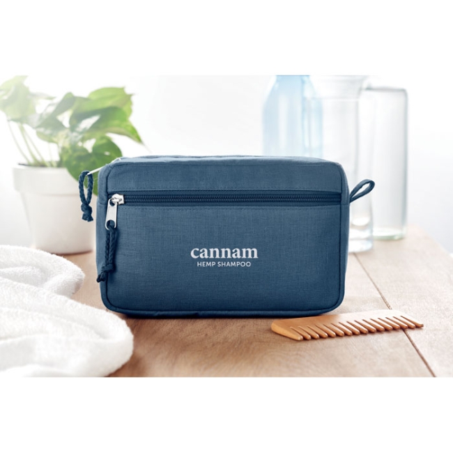 Trousse de toilette en chanvre