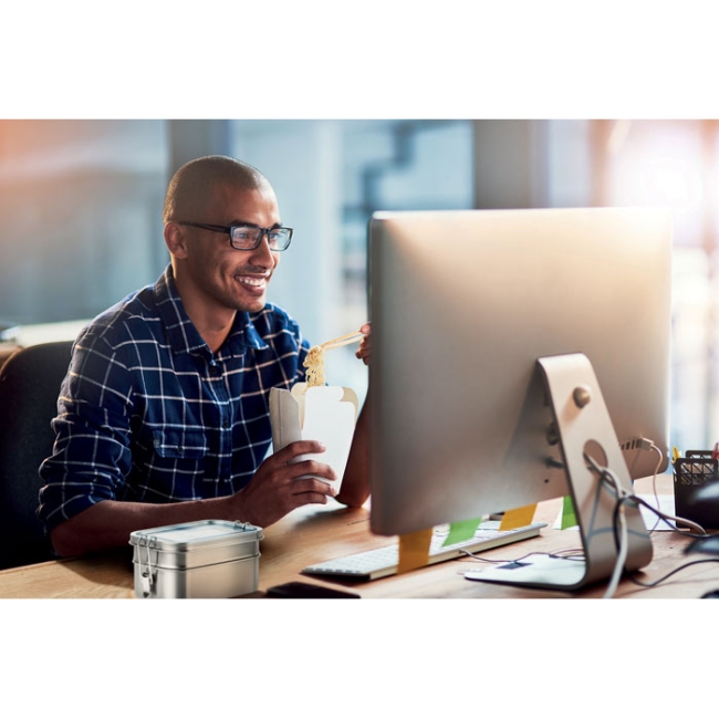 Boîte à lunch en acier inox.