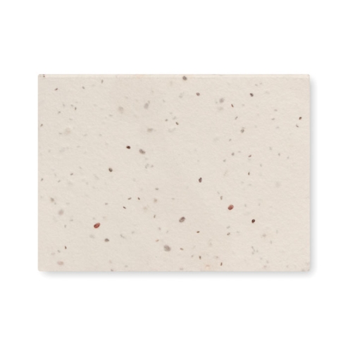 Grass/seed paper memo pad