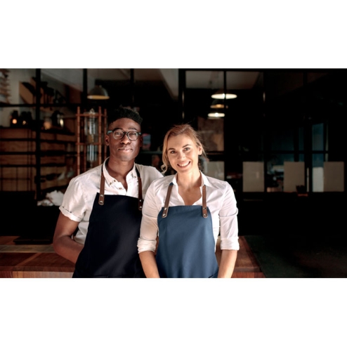 Tablier coton orga. 340 gr/m².