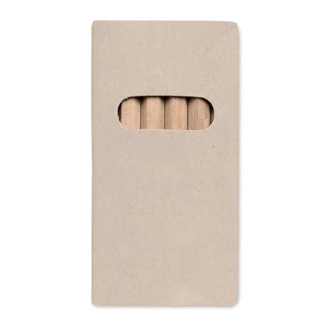 6 coloured pencils in box