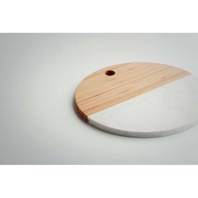 Marble/ bamboo serving board