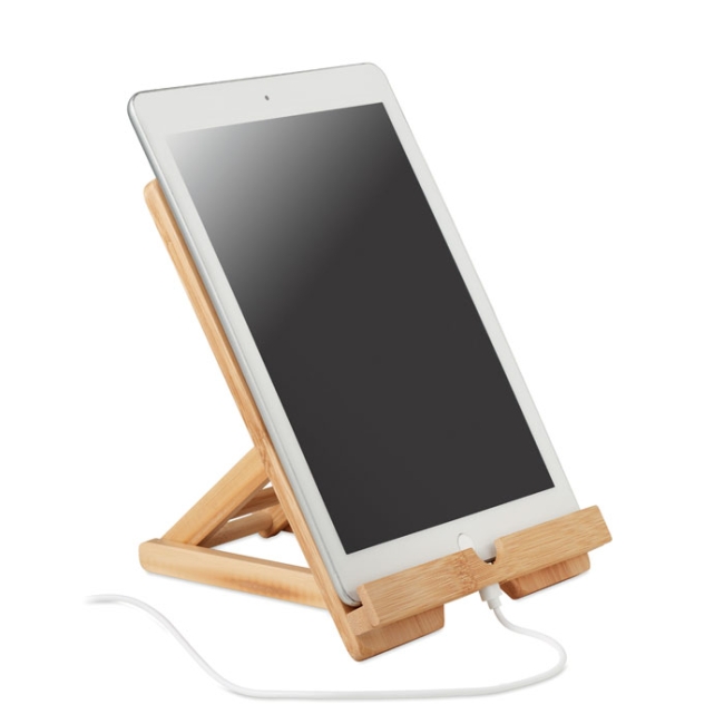 Support pour tablette bambou