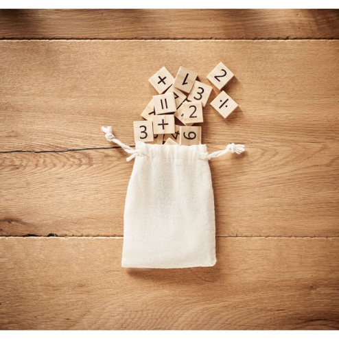 Jeu de comptage éducatif en boi