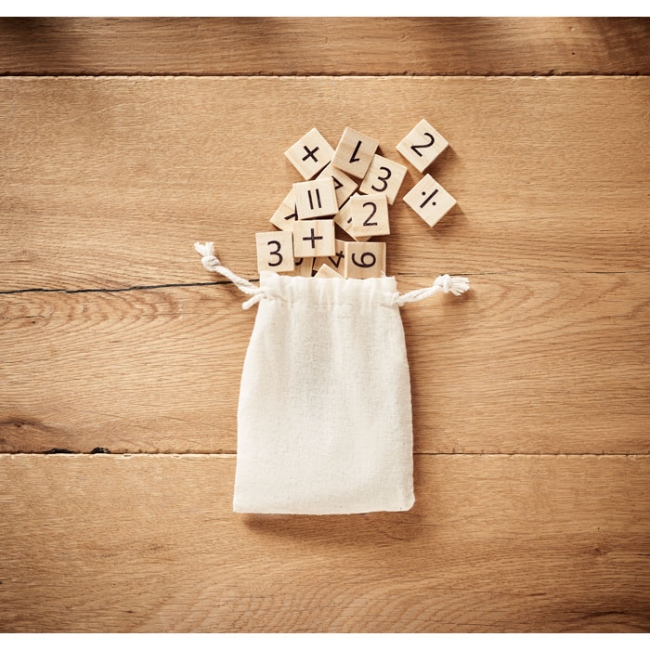 Jeu de comptage éducatif en bois