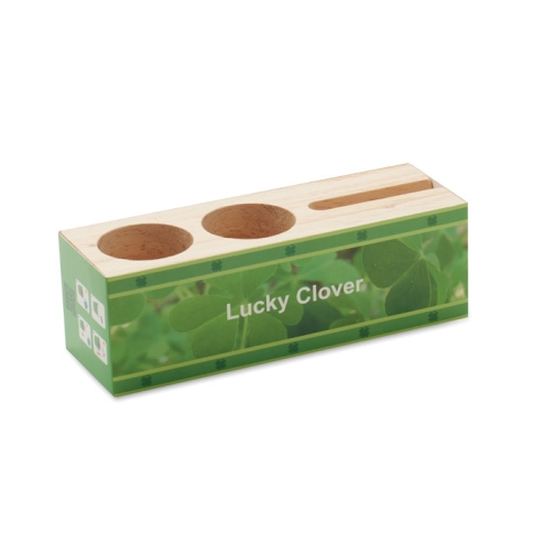 Station de bureau avec graines