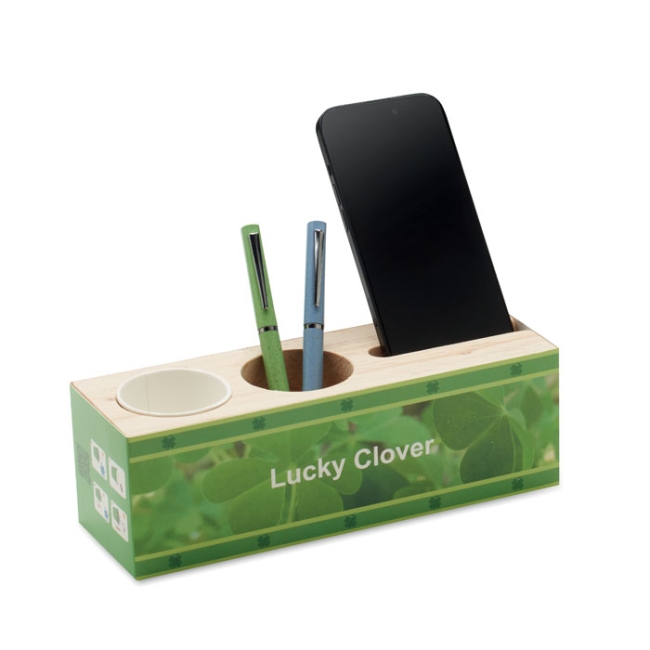 Desk stand with seeds kit