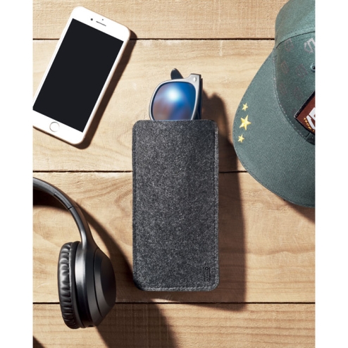 Etui à lunettes en feutre RPET