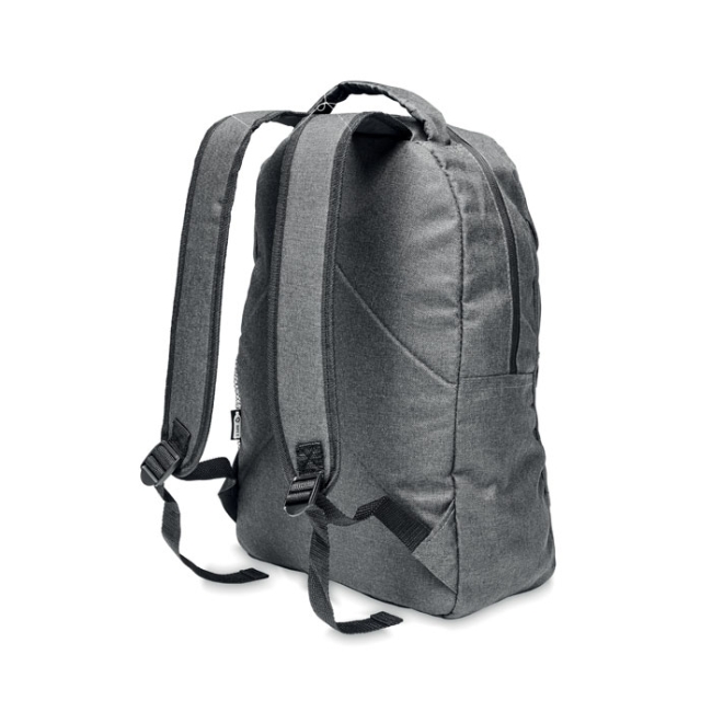 600D RPET 2 tone backpack