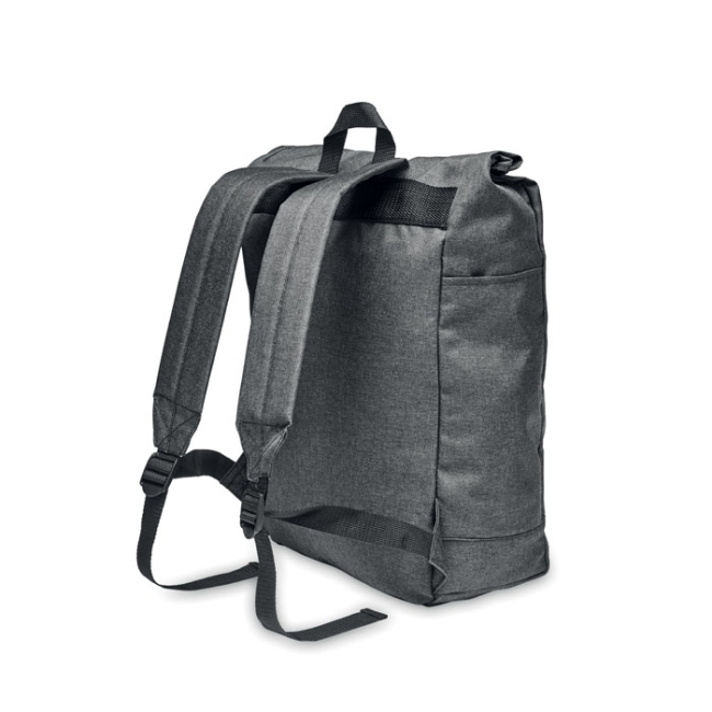 600D RPET 2 tone backpack