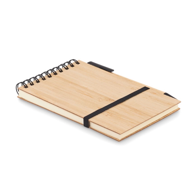 Set de bloc-notes A6 en bambou