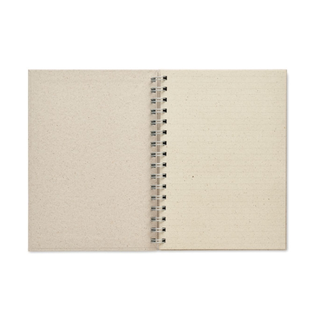 A5 grass notebook 80 lined