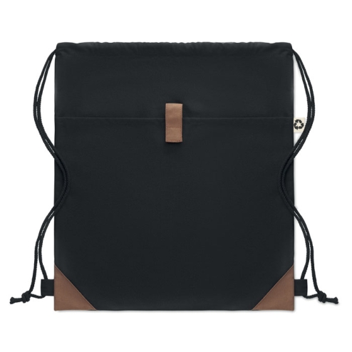 Recycled cotton drawstring bag