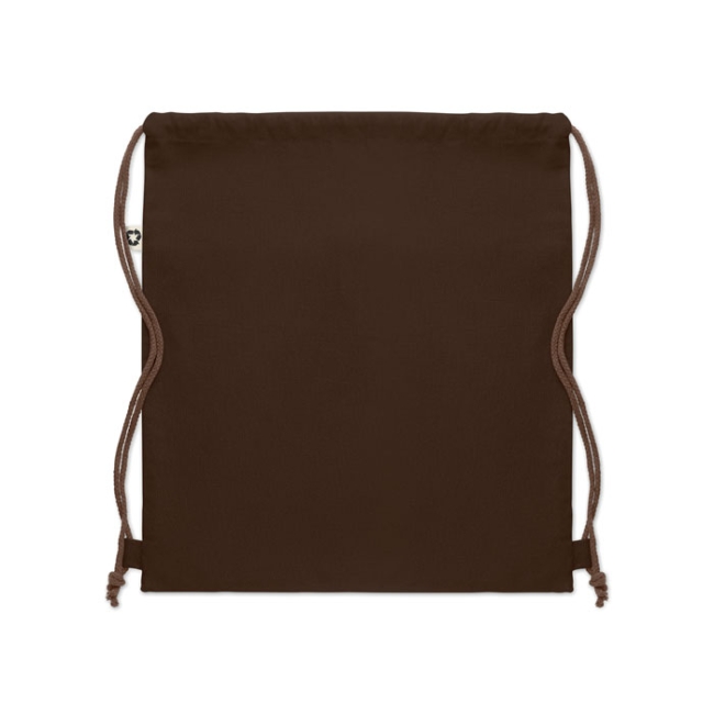 Recycled cotton drawstring bag