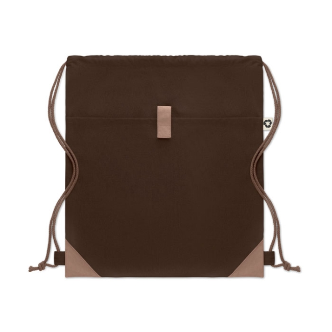 Recycled cotton drawstring bag