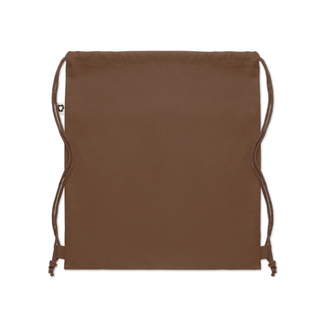 Recycled cotton drawstring bag
