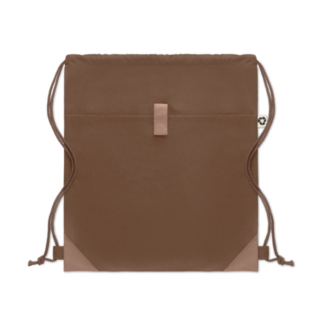 Recycled cotton drawstring bag