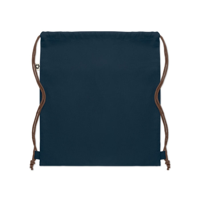 Recycled cotton drawstring bag