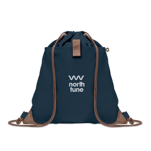 Recycled cotton drawstring bag